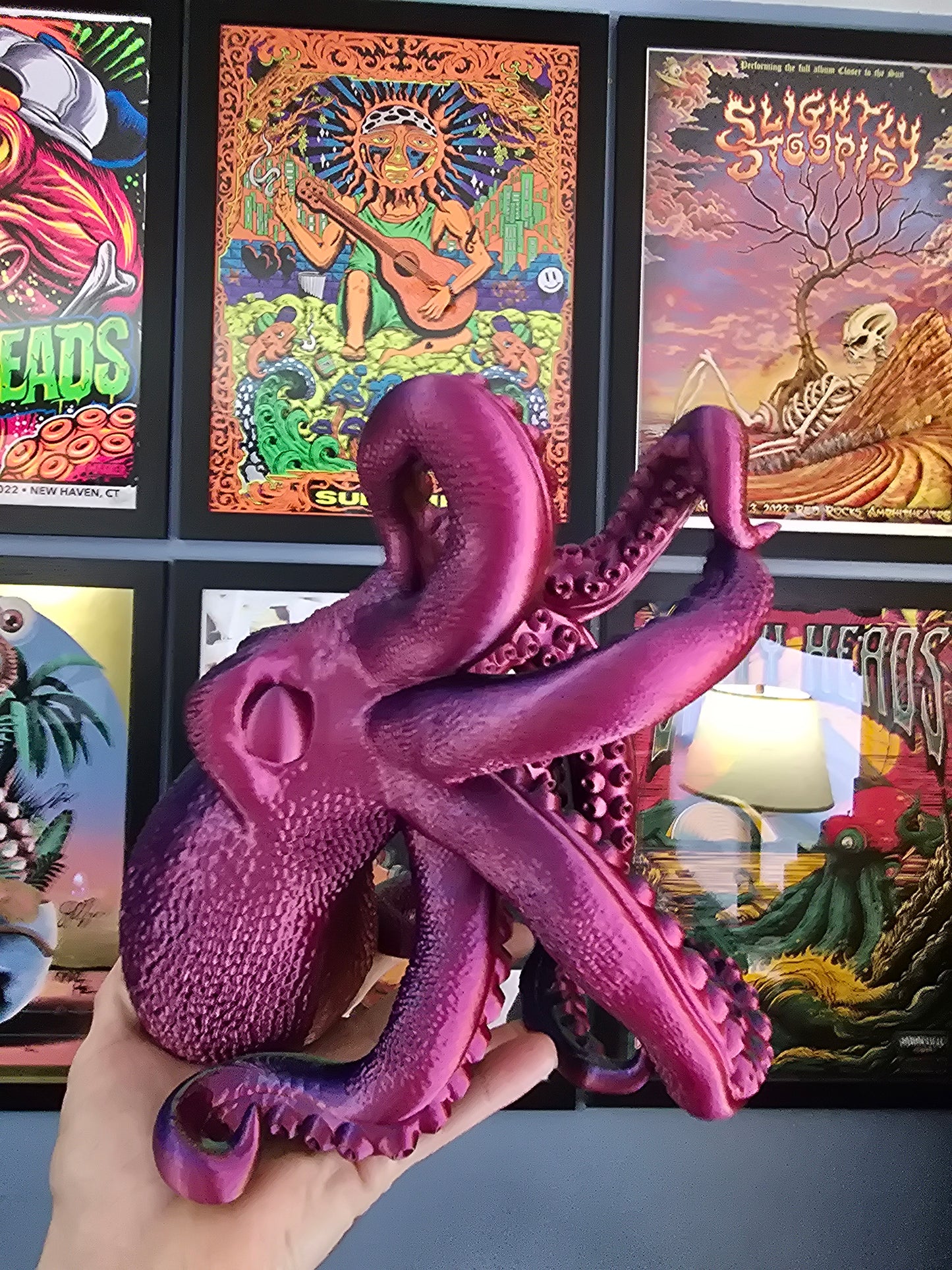 Octopus wine bottle/bottle holder