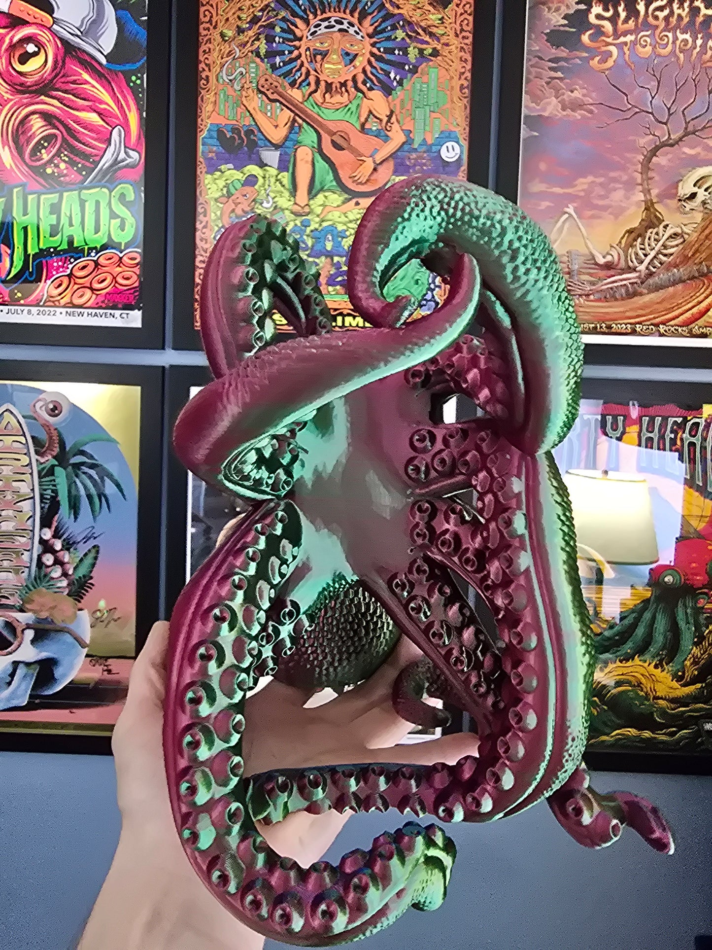 Octopus wine bottle/bottle holder