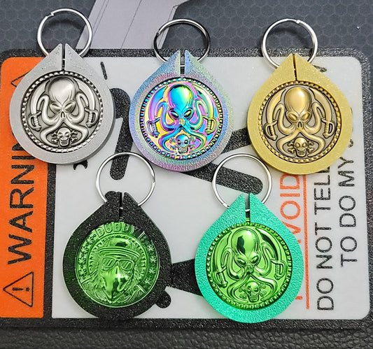 Keychain coin holders